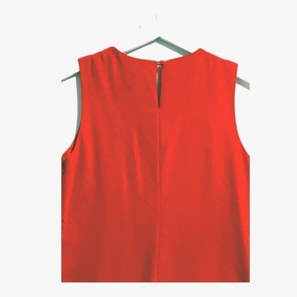 Greylin red orange peakboo cutout  mini dress, size S - Picture 4 of 8